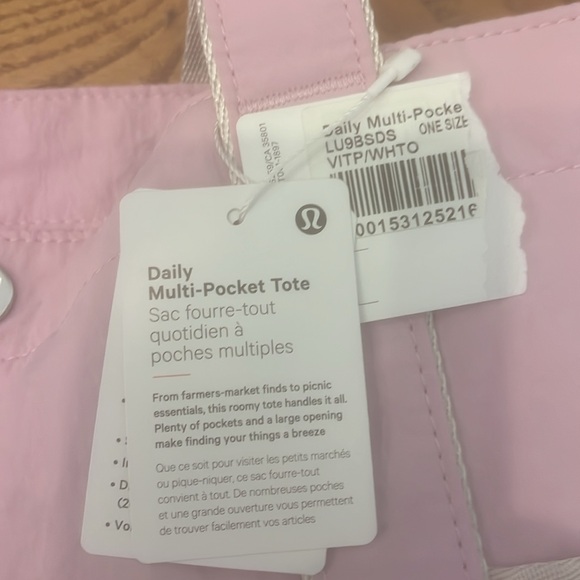 Lululemon Pink Haze Tote - Picture 5 of 5